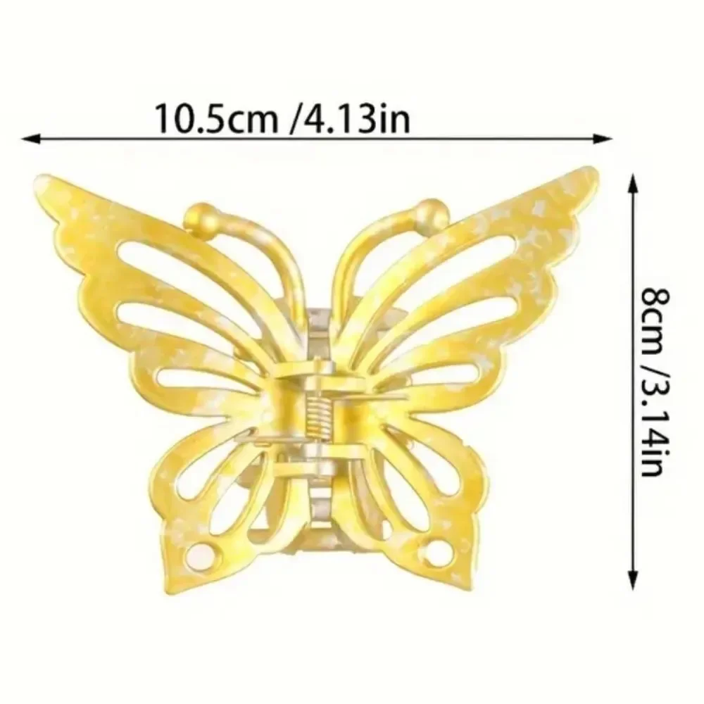 Butterfly hair claw clip
